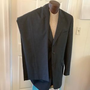 Stafford full suit jacket size 42 Long color gray
